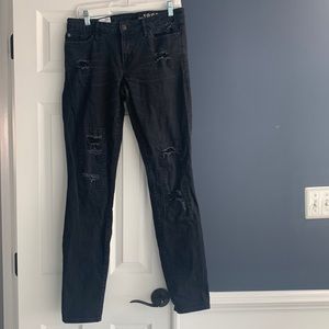Black Gap denim high rise